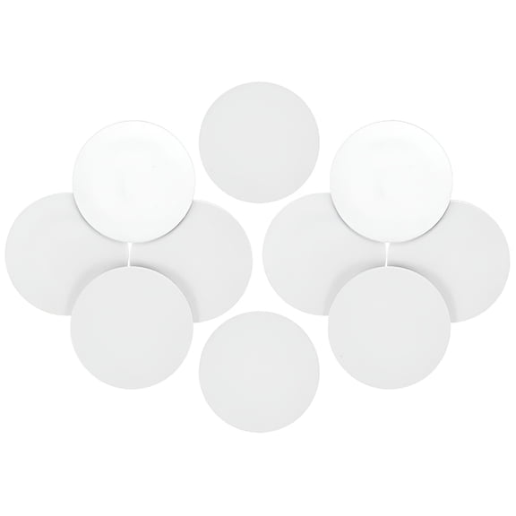 GJX 2026 New 10Pcs Nfc Tag Sticker Blank Contactless Round Ic Smart(White)For Smart Home Devices,Access Control,Inventory Management,Contactless Payments,Personalized Projects