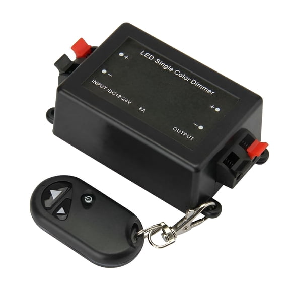 GJX 2026 New 12V-24V/8A Wireless Rf Remote Controller Dimmer Switch for Led Strip Light for Bedroom, Living Room, Office