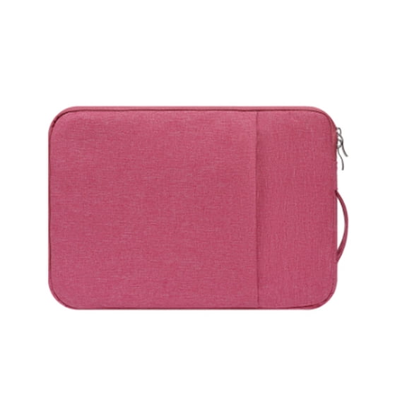 GJX 2026 New 13 Inch Laptop Sleeve Waterproof and Large Capacity Computer Case Padded Protective Bag Travel Sleeve for Macbook 13 Inch for Work School Travel Rose Red