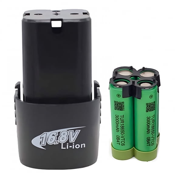 GJX 2026 New 16.8V Lithium Battery 18650 Li-Ion Battery Power Tools Accessories for Cordless Screwdriver Electric Drill Battery for Home Repair,Diy Projects,Construction,Woodworking