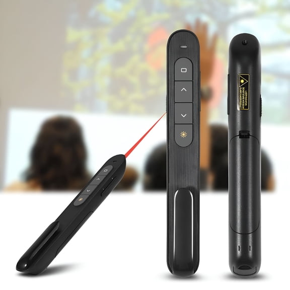 GJX 2026 New 2.4G Wireless Remote Control Usb Powerpoint Presentation Pointer Clicker Pen,Presenter Pointer for Presentations, Meetings, Lectures, Conferences, Public Speaking, Classroom Use.