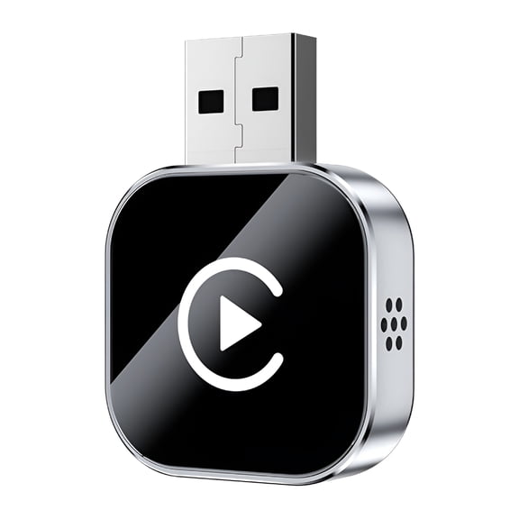 GJX 2026 New 2-In-1 Wireless Android Auto&Carplay Adapter-Plug&Play,Fast Auto-Connect,No Delay for Wired to Wireless Conversion