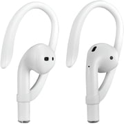 GJX 2026 New 2 Pairs of Ear Hook Holders for Airpods Strap Silicone Sport Anti Lost Ear Hooks for Workouts,Running,Gym Sessions,Outdoor Activities,Active Use,Preventing Earbud Loss