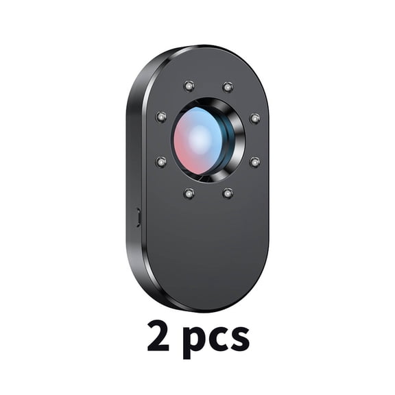 GJX 2026 New 2 Pcs Hidden Camera Detectors Automatic Hidden Bug and Camera Detector Real-Time Alarm Functioncamera Detector Spy Camera Finder for Home Office Hotel Travel