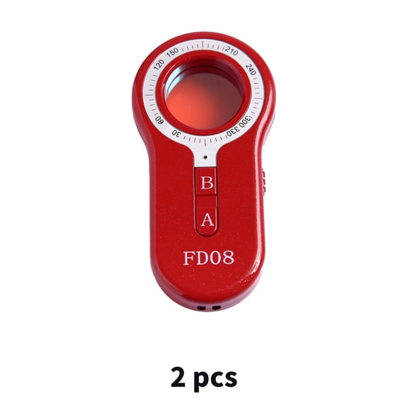 GJX 2026 New 2 Pcs Hidden Camera Detectors,High Efficiency Scanning Hidden Bug and Camera Detector,Easy to Carrycamera Detector Spy Camera Finder,Red