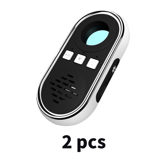 GJX 2026 New 2 Pcs Hidden Camera Detectors Rf Signal Scanner Hidden Bug and Camera Detector Privacy Protectioncamera Detector Spy Camera Finder for Home Office Hotel Travel Personal Security