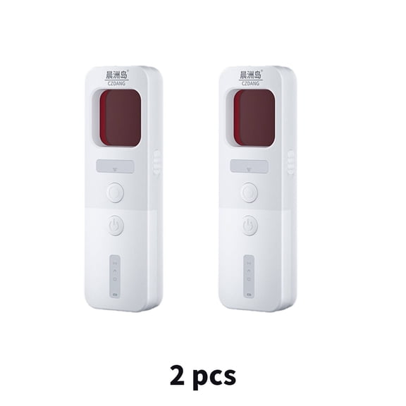 GJX 2026 New 2 Pcs Hidden Camera Detectors,Rf Signal Scanner Hidden Bug and Camera Detector,Real-Time Alarm Functioncamera Detector Spy Camera Finder,White