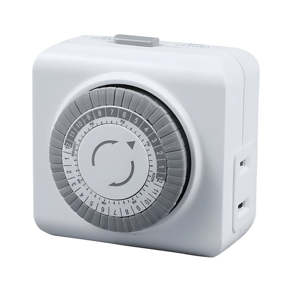 GJX 2026 New 24-Hour Cycle Plug-In Mechanical Timers,Outlet Timer Indoor,Programmable Timer, for Home Appliances, Lamps, Lights, Office, Energy-Saving, Automation, Scheduling