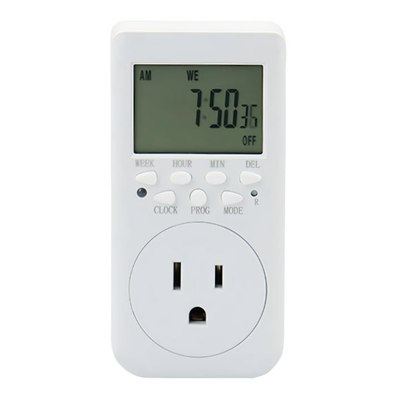 GJX 2026 New 24 Hour Programmable Indoor Timer Plug for Power Outlet,Energy Saving for Home,Appliance Control,Energy Management,Office Use