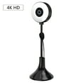 thumbnail image 1 of GJX 2026 New 2K Webcam with Bendable Stand, Auto Focus Webcam with Microphone, 3-Level Brightness, Plug and Play Usb Computer Camera, Streaming Web Camera for Laptop Pc/Video Call/Zoom/Skype, 1 of 4