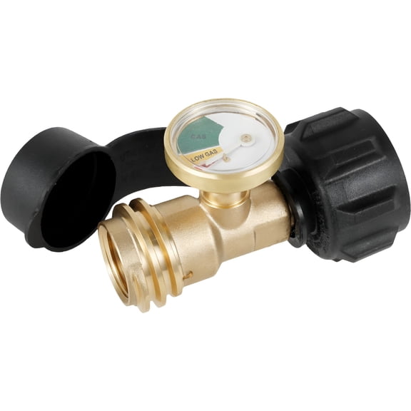 GJX 2026 New 2Pcs/1Pc Lpg Tank Pressure Gauge,Precision Copper Lpg Tank Level Indicator,Heavy-Duty Gas Pressure Gauge,Suitable for Gas Stove,Rv,And Camping Stove