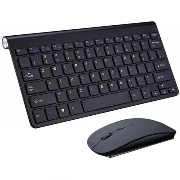 GJX 2026 New 2Pcs Computer Accessories Sturdy Anti-Slip Witeless Mouse Ultra-Thin & Portable Multi-Functional Design Desk Pad for Gaming Office Home Style3