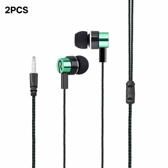 GJX 2026 New 2Pcs Ear Buds Rich Soundstage Wireless Earbuds Low Power Consumption Headphones Wireless for Sports Travel Office Green