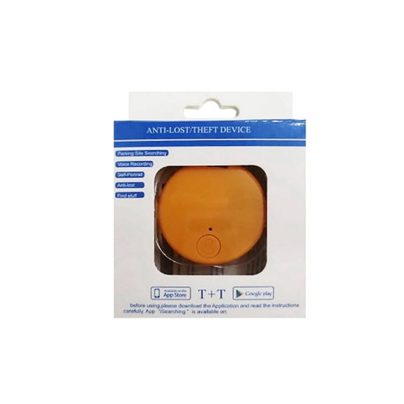 GJX 2026 New 2Pcs Mini Gps Tracker,Precise Positioning Gps Tracker for Vehicles,Automatic Alarm Bi-Directional Loss Prevention Tracker Device for Vehicles,Orange