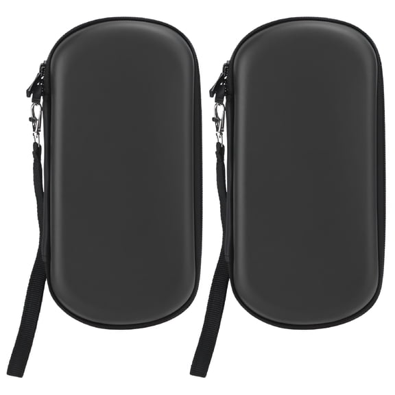 GJX 2026 New 2Pcs Portable Storage Bag Protective Eva Hard Carry Case for Psvita 1000 2000 Console for Travel,Home,Gaming,Gift