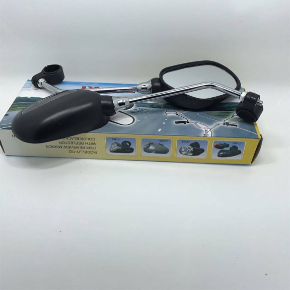 GJX 2026 New 2Pcs Rear View Mirror Clear Vision Mirror for Car Glare Reduction Technology Simple Installation Design Car Rearview for Driving Safety Commute Black