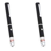 GJX 2026 New 2X - 5 Miles 532Nm Red Laser Pointer Pen for Presentations, Teaching, Astronomy, Office Visible Beam Light Ray Office Pack of 2
