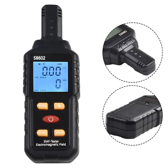 GJX 2026 New 3 in 1 Radiation Detector Dosimeter Geiger Counter Emf Electromagnetic Tester for Home Inspection,Laboratory,Industrial Testing,Field Survey,Electronic Testing