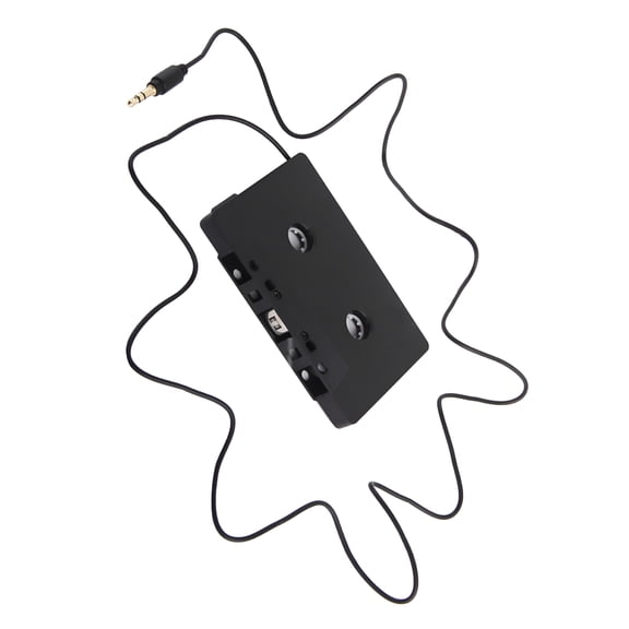 GJX 2026 New 3.5Mm to Car Cassette Tape Adapter Aux Audio Converter Connect Phones Mp3 Cd to Car Stereo for Car,Truck,Van,Rv,Home Stereo,Portable Audio