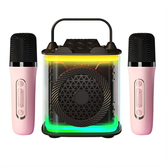 GJX 2026 New 3 Pcs Audio Microphone Set,High-Definition Sound Quality Portable Speaker,High Compatibility Professional Feedback Suppression Podcast Microphone,Black3