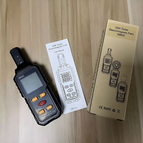 GJX 2026 New 3 in 1 Radiation Detector Dosimeter Geiger Counter Emf Electromagnetic Tester