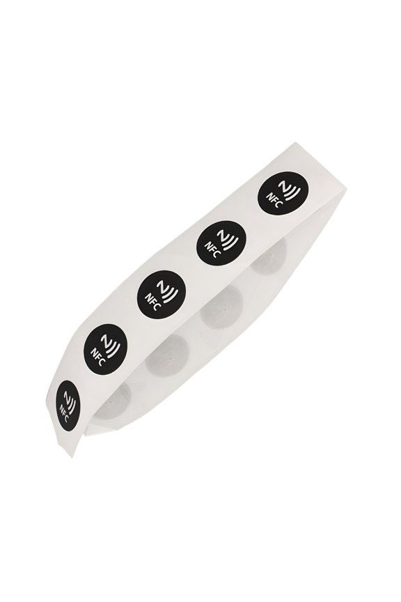 2026 New 30Pcs Nfc Tags Pvc Waterproof 504 Bytes Programmable Nfc Stickers Phone Black Nfc Cards, for Mobile Devices, Data Sharing, Automation, Contactless Payments, Smart Home Devices.