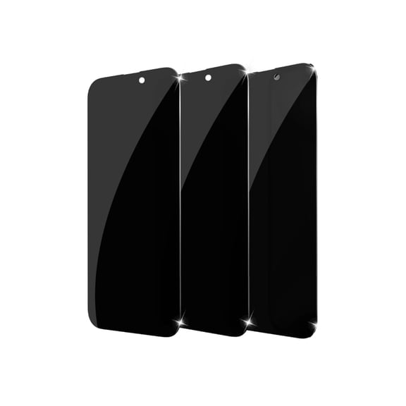 GJX 2026 New 3Pcs Cell Phone Film, 9H Tempered Glass Screen Protector for Ultimate Protection, Privacy Screen Protector with Anti-Fingerprint Features - 3-Pack for Extended Use