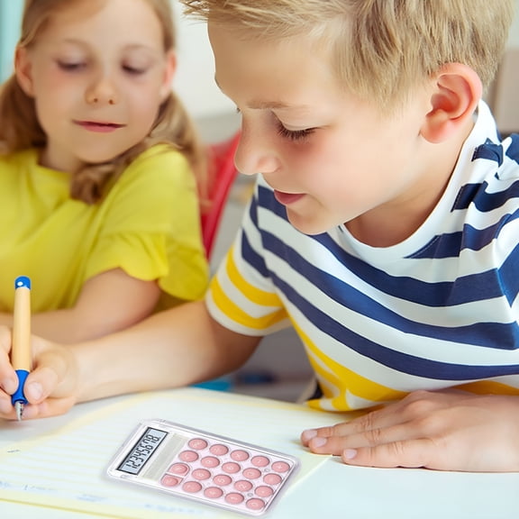 GJX 2026 New 4 Function Calculator for Students and Office: Small,Portable,And Easy-To-Use - Suitable for School and Office Essentials for Home, Classroom, Study, Office