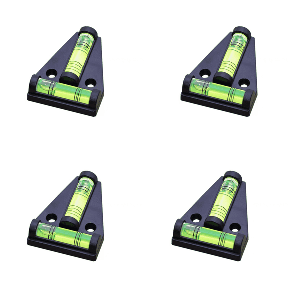 GJX 2026 New 4 Pcs Leveler Tool Magnetic Bubble Spirit Level for Camera Small Portable Level Measuring Tool for Photography, Cameras, Tripods, Leveling, Measurements, Home, Outdoor Use.