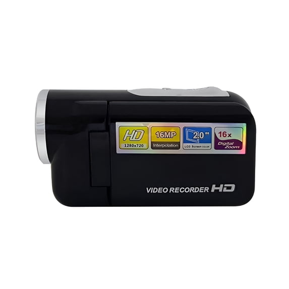 GJX 2026 New 4K Camcorder Video Camera, Video Camera 1600P Camcorder Vlogging Camera for Youtube, Portable Video Recorder, 2'' Tft Lcd Screen