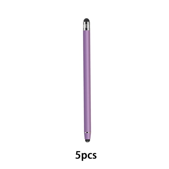 GJX 2026 New 5 Pcs Touch Pens Compatible Stylus Pens Dual-Head Design Stylus Pens for Laptop Style 3 for Touchscreen Devices Tablets Laptops Drawing Note-Taking Creative Work.