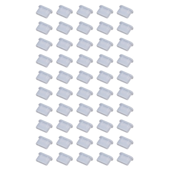 GJX 2026 New 50Pcs Silicone Usb C Dust Covers Type-C Dust Plugs Type C Anti Dust Caps Phone Charging Port Protector Covers for Phones,Tablets,Laptops,Travel,Home