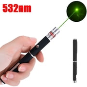 GJX 2026 New 5Mw 532Nm Green Laser Pointer Pen Visible Beam Light for Presentations, Lectures, Classroom Use, Outdoor Activities, Astronomy Observations