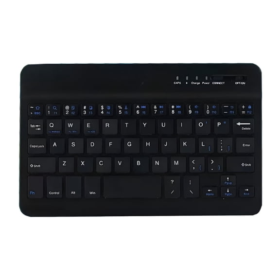 GJX 2026 New 7/10Inch Mini Slim Wireless Bluetooth Keyboard Keypad for Phone Tablet Laptop,For Mobile Devices,Tablet Use,Portable Typing,Travel,Office Work