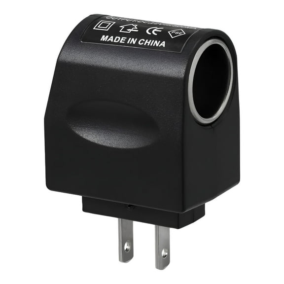 GJX 2026 New Ac Wall Outlet to 12V Dc Cigarette Lighter Car Socket Adapter Cell Phone Charger for Car Truck Rv Boat