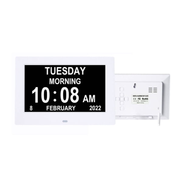 GJX 2026 New Alarm Clock Dreamy Alarm Clock for Kids Interactive Bedside Clock with Rainbow Backlight and Snooze Function for Kids' Rooms Bedtime Morning Routine Learning Time Playtime Sleepovers