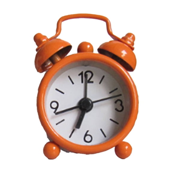 GJX 2026 New Alarm Clock Travel Friendly Mini Alarm Clocks for Bedrooms Silent Mechanism Table Clock for Peaceful Wake Ups Anywhere for Bedroom Office Dormitory