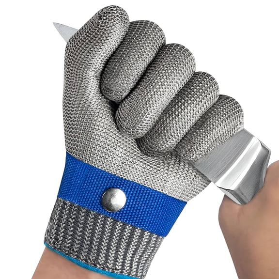GJX 2026 New Anti-Cut Work Gloves High Performance Protection Level 5 Kitchen Protection Glove for Cutting Meat,Fish Fillet,Mandolin,Oysters and Carving(S*1)