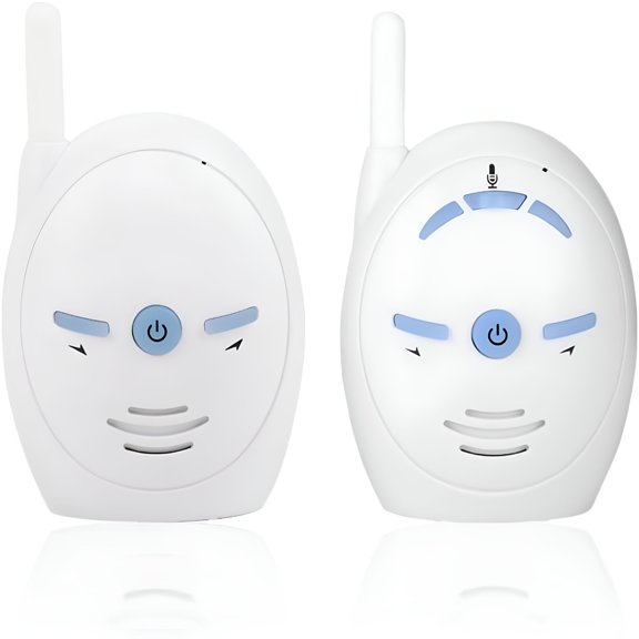 GJX 2026 New Audio Baby Monitor,Wireless Digital Audio Baby Monitor Nanny Intercom Electronic Alarm Two-Way and Talk Back Intercom for Home,Nursery,Travel,Daycare