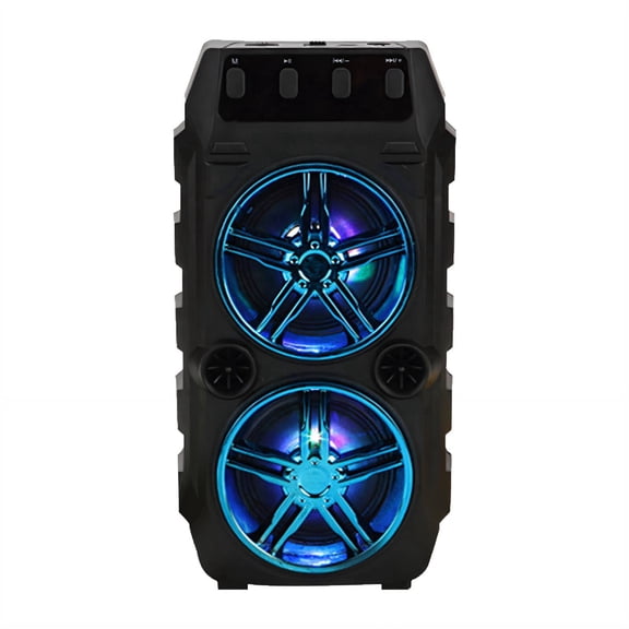 GJX 2026 New Audio Microphone Set High-Definition Sound Quality Bluetooth Speaker Wireless Design Ultra-Long Transmission Distance Podcast Microphone for Recording Live Streaming Podcasting Blue1