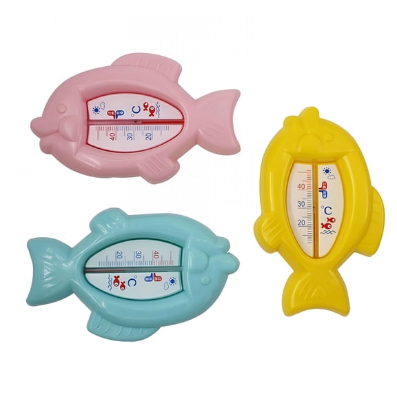 GJX 2026 New Baby Bath Thermometer,Bath Thermometer Baby Safety,Bath Temp Thermometer for Baby Cute Fish Shape High Temperature Resistance Waterproof Bathtub Thermometer Toy for Infant(Yellow)