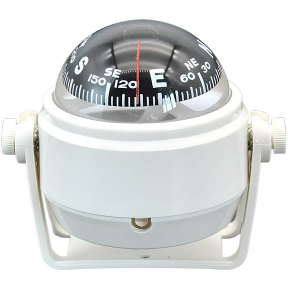 GJX 2026 New Ball Shaped Nautical Compass 360 Degree Rotation Sea Pivoting Marine Boat Compass Splashproof for Marine Navigation Positioning