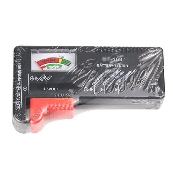 GJX 2026 New Battery Tester,Anti-Slip Design Battery Tester for Aaa,Aa,C,D,9V,Innovative Structure Corrosion Resistant Battery Tester for Household Batteries,Style1