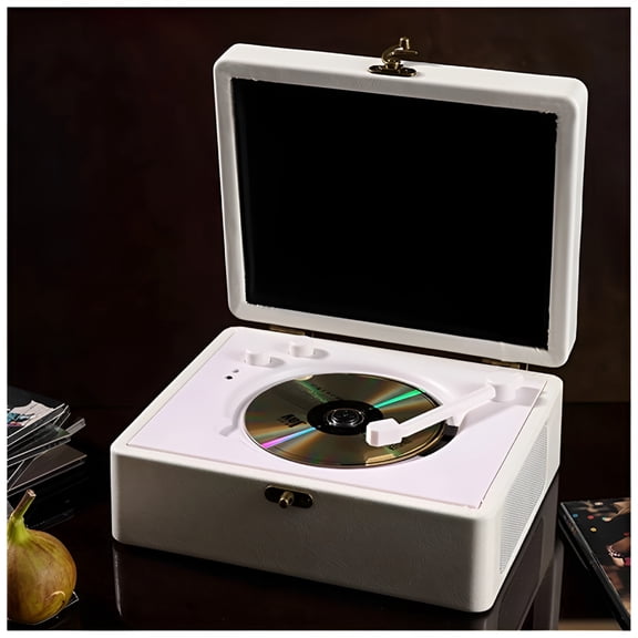 GJX 2026 New Bluetooth Cd Player Portable 2.0 Hifi Sound Record Player with Remote Control Professional Cd Player for Home Office