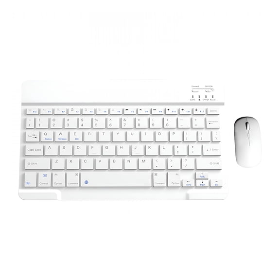 GJX 2026 New Bluetooth Keyboard&Mouse Portable Mini Wireless Keyboard&Mouse for Android Windows Pc Tablet for Home,Office,Travel,Gaming,Presentations,Remote Work,Mobile Devices.