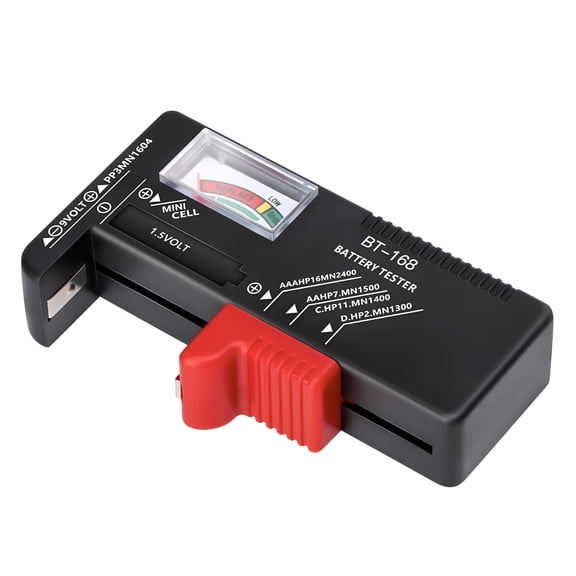 GJX 2026 New Bt-168 Aaa Aa Button Cell Battery Tester with Digital Display for Electronics,Diy,Workshop,Lab,Home