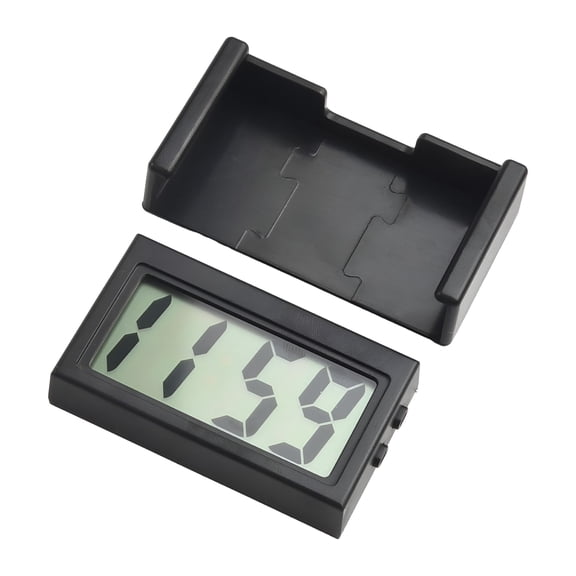 GJX 2026 New Car Dashboard Digital Clock - Vehicle Adhesive Clock with Lcd Display Time for Car,Vehicle,Dashboard,Time Tracking,Driving,Road Trips,Travel