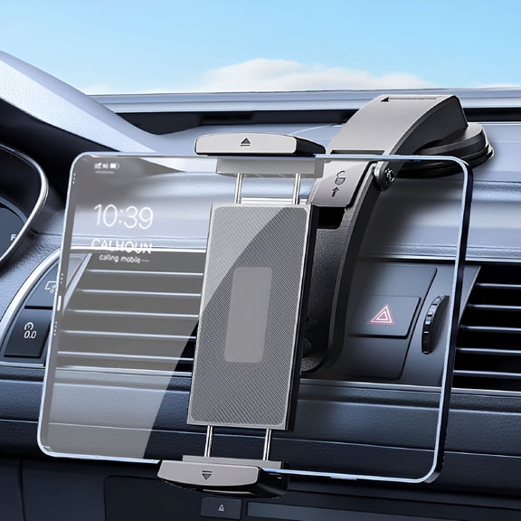 GJX 2026 New Car Dashboard Tablet and Phone Holder,Stable and No Shaking,Compatible with 4-13 Inch Phones and Tablets for Driving,Navigation,Car Trips,Hands-Free Calls,Gps Use