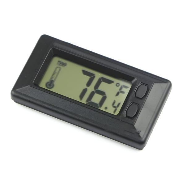 GJX 2026 New Car Electronic Thermometer Large-Screen Lcd Display Interior Digital Thermometer Switched Freely Celsius,Black