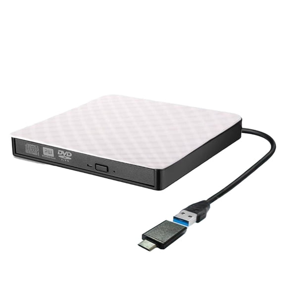 GJX 2026 New Cd Burner Multi-Interface Design Dvd Player for Laptop High-Speed Data Transfer External Cd Drive for Laptop Pc Office Home